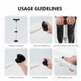 thumbnail image 4 of Herramientas Air Power Drain Blaster Air Power Drain Blaster Tools Draga de tubería de agua reutilizable (3 cabezales de repuesto) Likrtyny Libre de BPA, 4 of 9