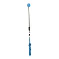 thumbnail image 3 of Entrenador de swing de golf perfecl color plata Varilla Argenta agarre azul, 3 of 8
