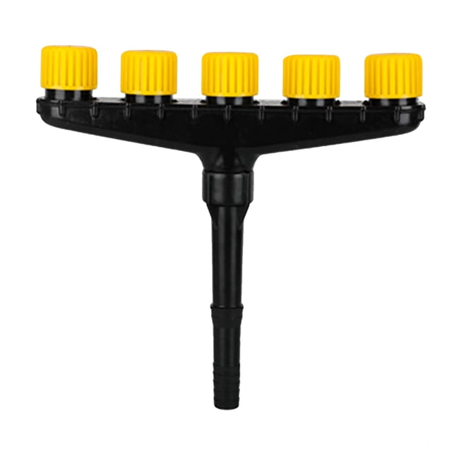 Labymos Arroseur de Jardin Réglable à Têtes Multiples, Tête d'Arrosage à Embouts Multiples, Système d'Irrigation pour Pelouse, Jardin Extérieur, Patio