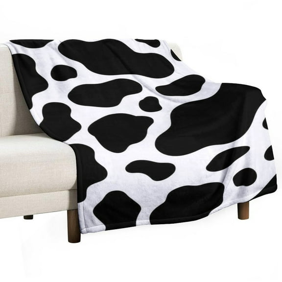 Animal Printing Cow Blanket for Bed Throw Blanket for Women, Men Super Soft Plush Blanket Throw, Print Blanket