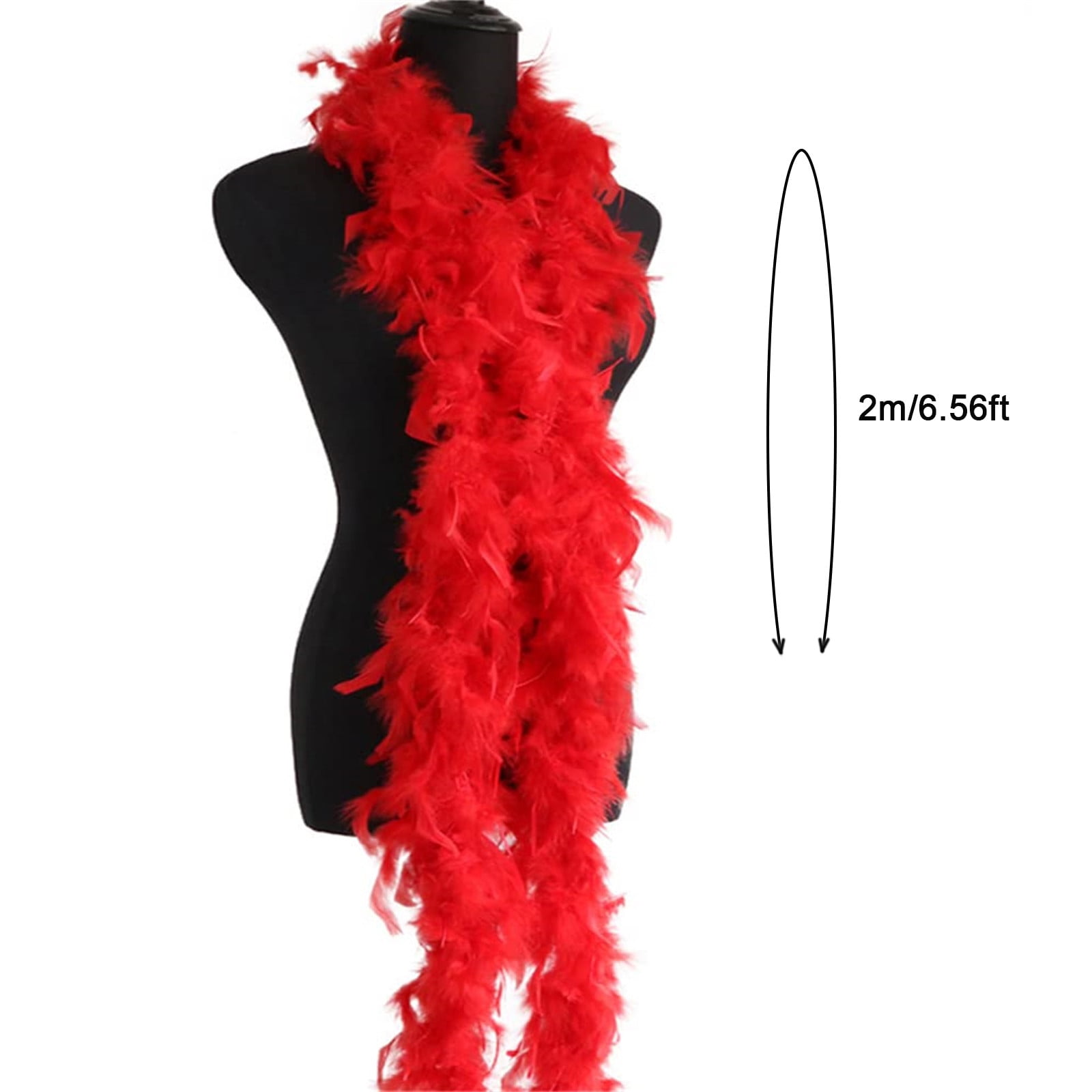 Feather Boas With Heart Rimless Sunglasses4 Ft Feather Boa For