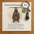 thumbnail image 3 of HCBY Emotional Support Bat Keychain Set with Inspiring Verse Card, Symbol of Resilience & Finding Strength in Adversity, Daily Reminder Gift for Loved Ones, 3 of 6