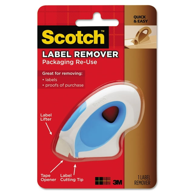 Scotch Label Remover, Blue/White, 1 Remover