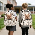 thumbnail image 5 of Tutolipy Dog Paw Print, Bone & Heart Pattern Kids Backpack with Lightweight Large Capacity Rucksack, Adjustable Straps 17 Inch Bookbag for Travel Daily Use Picnic, 5 of 8