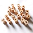 thumbnail image 1 of 60Pcs Wooden Spools Empty Thread toys Reel Winding Tool Multifunctional Arts and Crafts Supplies Assortment Decor Hand Machine Sewing, 1 of 9