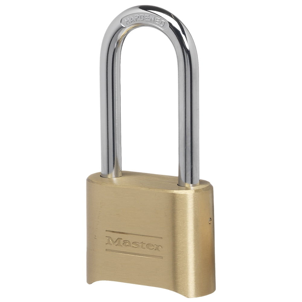 Combination Master Lock Padlock 1175D Resettable Brass Over for sale online 