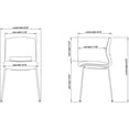 thumbnail image 7 of Lorell, Arctic Series Stack Chairs, 2 / Carton, 7 of 7