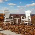 thumbnail image 4 of POLYWOOD&reg; Presidential Recycled Plastic 3 pc. Rocker Set with Round Side Table, 4 of 4