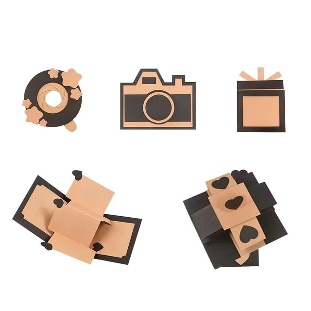 1set Couple Creative Decoration Record Book For Gifts