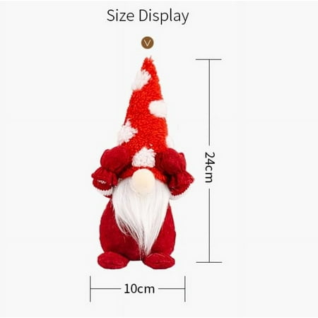 

Christmas Decorations Snow Cap Eye Doll forest Old Man No Face Doll Plush Decoration