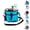 Blue, variant on Family Size 4 Compartment Insulated Drink Bag, 4 Slot Tumbler Carrier with Removable Divider & Adjustable Strap, Water Bottle & Coffee Holder Tote for Hiking, Sports, Travel and Daily Outings(Pink)