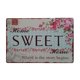 thumbnail image 1 of Cartel de Metal retro Sunnimix Dulce Hogar 30x20cm, 1 of 6