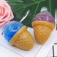 thumbnail image 4 of 6 Pcs Anti-Stress Ice Cream Toy, Anti-Stress Squeeze Toy, Stress Relief Ball Toy, Squishy Sensory Toy, Squeeze Ice Cream, Decompression Ball Toy (Random Color), 4 of 5