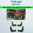 thumbnail image 1 of Exquisite 4pcs for Kia Soul 2010 2011 2012 Car Mud Flaps Front Rear Fender Flares Splash Guards Auto Mudflaps Mudguards, 1 of 5