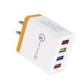 thumbnail image 2 of Zeus Portable Travel 4 USB Ports Fast Charging QC 3.0 Wall Charger Power Adapter, 2 of 7