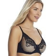 thumbnail image 2 of LE MYSTERE Black Lace Allure Unlined Bra, US 48G, UK 48F, NWOT, 2 of 4