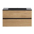 thumbnail image 1 of The akuaplus® ELLA Wall mounted vanity & basin with 2 Drawers,  35 in. x 19 in. x 20 in., 1 of 5