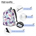 thumbnail image 5 of Balery Ornamental Turtles Vintage Canvas Backpack for Men and Women - Large Capacity, Durable Travel Laptop Bag for School, Work, Hiking, and Outdoor Activities, 5 of 7