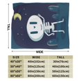 thumbnail image 3 of ZICANCN Anti-Pilling Flannel Bed Throw Blankets Skeleton Cartoon -Couch-Ultra-Soft Micro Fleece Sofa Bed Camping Travel Blanket for Adults Skeleton Spooky Design 40"x30", 3 of 8