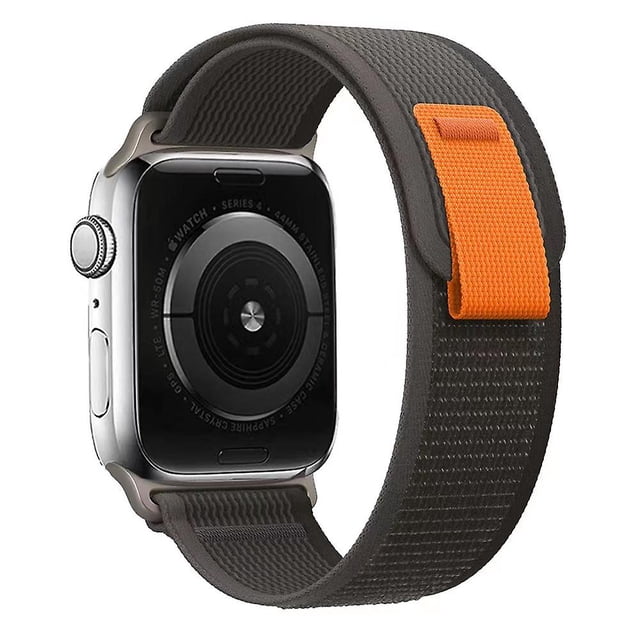 Correa Trail Loop Azul Gris Compatible con Apple Watch Ultra 49/45/44/42 mm, Correa de Repuesto Compatible con iWatch Series 8/7/6/5/4/3/2/1/SE