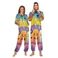 thumbnail image 3 of IAUYY Unisex Adult Onesie Pajamas Ultra-Soft Crystal-Soft Fabric, Halloween Adult Onesie Pajamas Adults,With a Zipper Plus Size Onesie Pajamas, Storybook Illustrations, 3 of 7