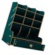 thumbnail image 3 of Organizador de bolígrafos de madera para oficina, organizador de escritorio multifuncional con múltiples rejillas. Verde, 3 of 9