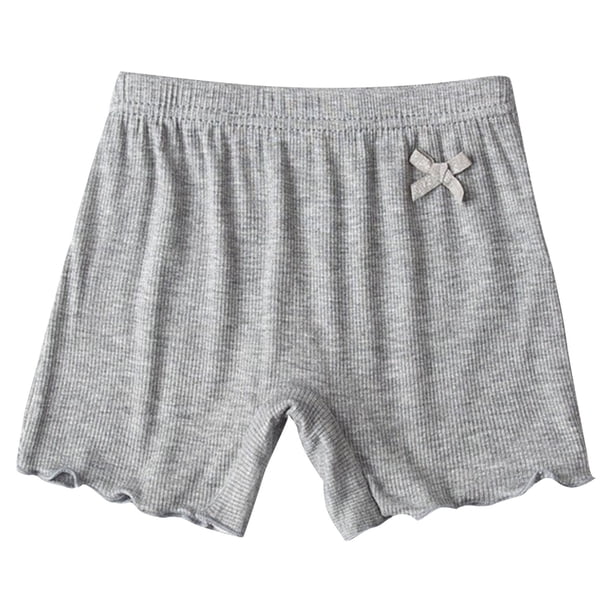 Odeerbi 2-14 Años Niñas Pantalón Corto Bicicleta Algodón Alta Seguridad Bajo Vestido Slip Pantalón Corto Yoga Danza Pantalón Corto Lazo Mallas Casual Pantalón Corto