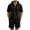Black, variant on hotojiny Men's Tracksuit 2 Piece Outfit Breathable Quarter Zip Pullover Athletic Sweatsuit Short Sleeve Hoodie Shorts Set(White,X-Large)
