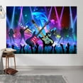 thumbnail image 3 of Rock and Roll Party Decorations Backdrop Music Party Decoration Photograph Backdrop Rock Music Theme Birthday Music Festival Concert Background Photography studio Props 9X6FT, 3 of 5