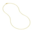 thumbnail image 2 of 14K Yellow Gold Women's 20" 1.15mm Open Diamond Cut Cable with 035 Gauge and Lobster Lock Quality Tag, 2 of 4