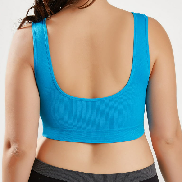 GATXVG Sports Bras for Big Busted Women Plus Size No Underwire Ultra-Thin  Comfortable Bra Sexy Full Cup Padded Bralettes Tank Tops Casual Yoga  Fitness