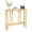 Natural, variant on Sunshen Bamboo 2-Tier Narrow Console Table, 36.2" Long Slim Sofa Table Behind Couch for Entryway, Hallway, Living Room, Brown