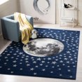 thumbnail image 1 of Safavieh Carousel Kids Moon in the Stars Area Rug, 1 of 9