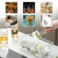 thumbnail image 5 of 2 Pack, Silicone Ice Cube Trays Molds,8- Large Ice Cube Tray with Lid for Whiskey Cocktail - 2" Square Silicone Mold, Dishwasher & Oven Safe Ice Trays - Black, 5 of 7