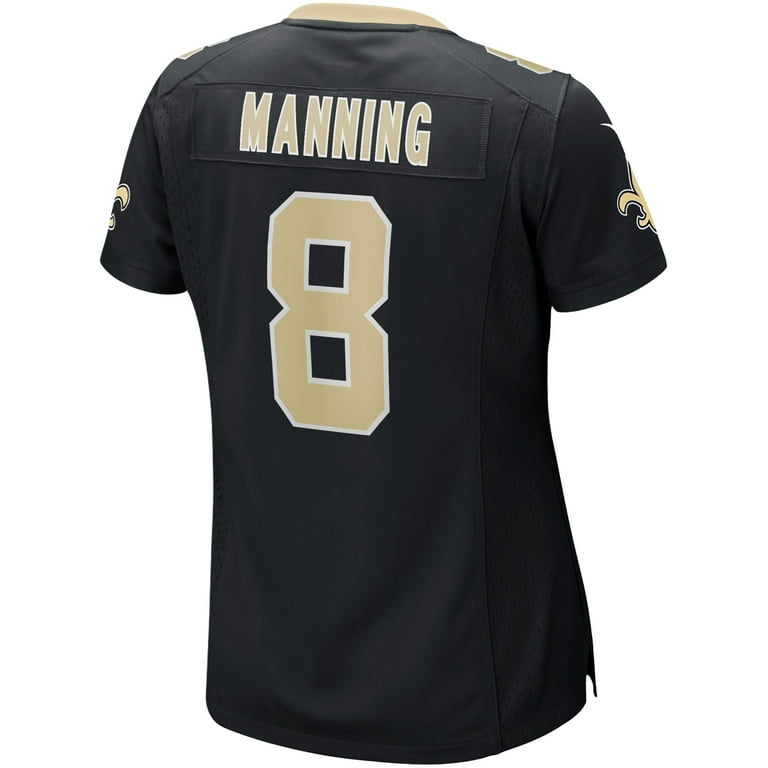 Women s Nike Archie Manning Black New Orleans Saints Game Retired Player Jersey Walmart