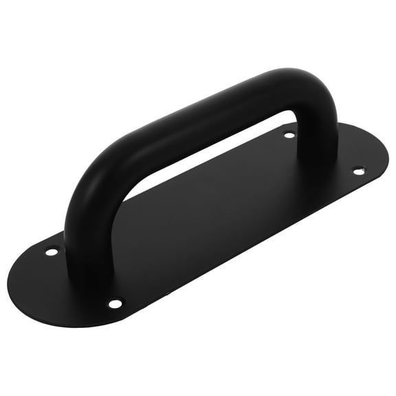 Masteelf Heavy Duty Stainless Steel Oval Door Handle Pull Plate Stainless Steel Barn Door Handle for Kitchen Cabinet Commercial Fire Door and Shed