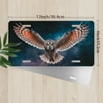 thumbnail image 2 of Flying owl Funny Personalized License Plate Rust-proof Stainless Steel Metal License Plate Suitable For Men And Women 12.2" x 6.2", 2 of 6