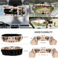 thumbnail image 6 of Yuyamidu Dahlia Front Car Seat Covers Full Set of 12 Highland Cow Steering Wheel Armrest Cover Seat Belt Pads Garbage Can Rearview Mirror Cover Coasters Keychain Auto Air Vent Storage Holder, 6 of 7