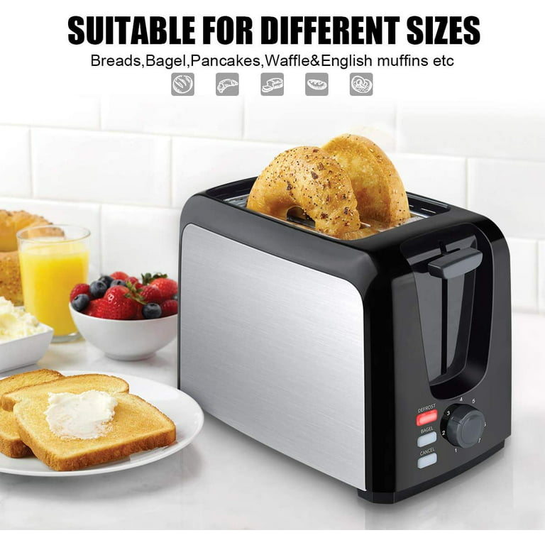 Automatic Toaster 2-Slice Breakfast Sandwich Maker Baking Cooking Tool Fast  Heating Bread Toaster Household Breakfast Make