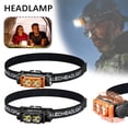 thumbnail image 3 of Carroterr Mini 3 Lighting Modes Head Flashlight Outdoor Waterproof Camping Dual lights K9J8, 3 of 10