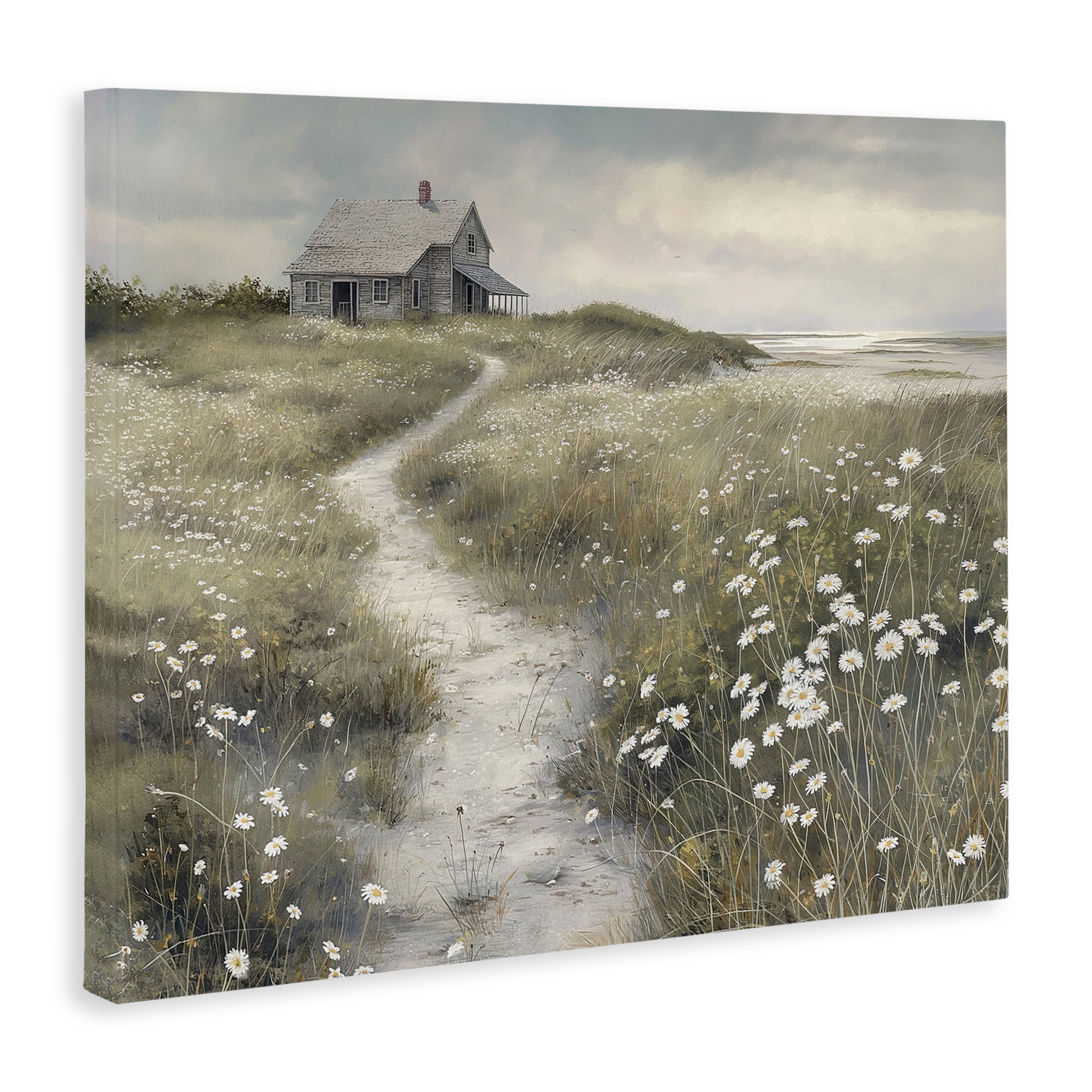 Stupell Industries Pathway To Coastal Cottage Canvas Wall Art, design by Imagine It Images