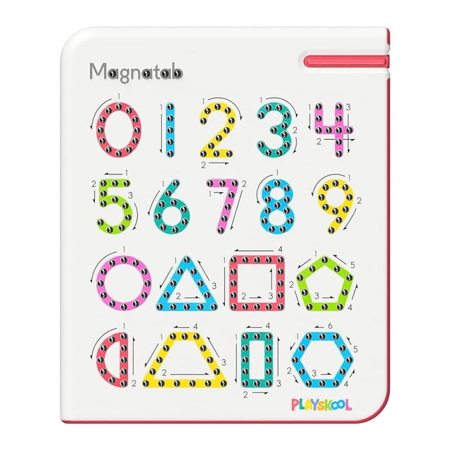 Pizarra magnética Juguete Playskool Magnatab con números y formas