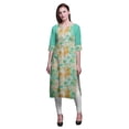 thumbnail image 1 of Bimba Tunique Droite en Coton pour Femmes, Kurta Imprimée, Tenue d'Été, Kurti pour Dames - X-Grand, 1 of 6