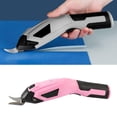 thumbnail image 3 of Portable Electric Fabric USB Box Cutter for Leather Carpet Crafts Sewing Cloth Fabric Leather Pink, 3 of 8