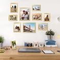 thumbnail image 3 of Marco de fotos para collage, decoración de pared, Upsimples, paquete de 10 unidades, color dorado, 3 of 7