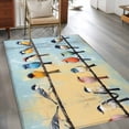 thumbnail image 4 of 4x6 Washable Area Rug, Bird Non-Slip Rectangle Rug for Living Room Office, Colorful Animal Indoor Accent Floor Mat for Home Decor, 4 of 9