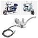 thumbnail image 5 of Palanca del Freno Izquierdo, aluminio de aluminio cable de freno manija resistencia al desgaste antirrustante para la motocicleta, 5 of 7