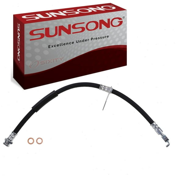 Sunsong Front Left Brake Hydraulic Hose compatible with Ford Fusion 2013-2017