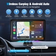 thumbnail image 2 of Pantalla CarPlay inalámbrica ELJBELG de 9 pulgadas con cámara de respaldo 1080P, 2 of 6