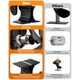 thumbnail image 3 of Ventilador HIDALIFE para estufa de leña, alimentado por calor, con soporte de 6 aspas, 3 of 4